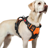 rabbitgoo Dog Harness Medium Sized, No Pull Pet Harness with 3 Buckles, Adjustable Soft Padded Dog Vest with Instant Control Handle, Easy Walking Reflective Pet Vest for Medium Dogs