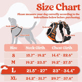 rabbitgoo Dog Harness Medium Sized, No Pull Pet Harness with 3 Buckles, Adjustable Soft Padded Dog Vest with Instant Control Handle, Easy Walking Reflective Pet Vest for Medium Dogs