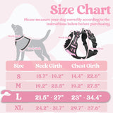 rabbitgoo Dog Harness Medium Sized, No Pull Pet Harness with 3 Buckles, Adjustable Soft Padded Dog Vest with Instant Control Handle, Easy Walking Reflective Pet Vest for Medium Dogs