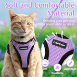 rabbitgoo Cat Harness and Leash for Walking, Escape Proof Soft Adjustable Vest Harnesses for Cats, Easy Control Breathable Reflective Strips Jacket