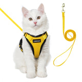 rabbitgoo Cat Harness and Leash for Walking, Escape Proof Soft Adjustable Vest Harnesses for Cats, Easy Control Breathable Reflective Strips Jacket