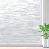 rabbitgoo Privacy Window Film Frosted Window Sticker Static Cling No Glue Glass Film Anti-UV Glass Film for Home Office